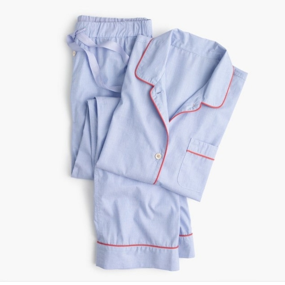 NWT Tipped vintage pajama set from JCrew